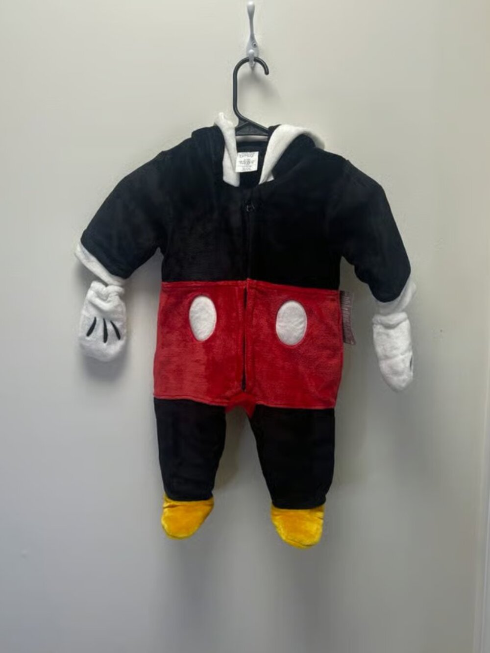 Disney Baby Onesie Mickey Mouse Costume Size 9-12M NWT (track10)